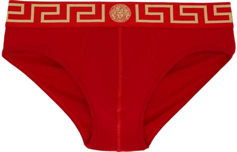 versace jockstrap red|versace men's border briefs.